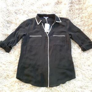 NWT Candie’s Button Down Blouse